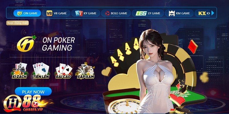 Tham gia danh mục Game bài với rất nhiều trò chơi ấn tượng